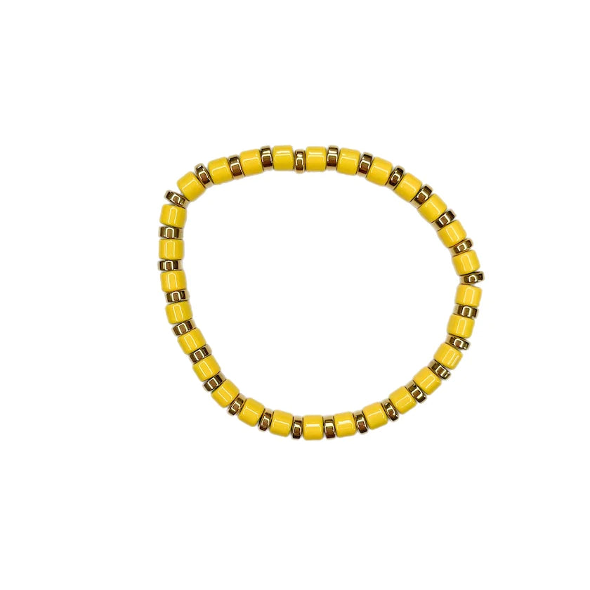 Gold & Enamel Bracelet