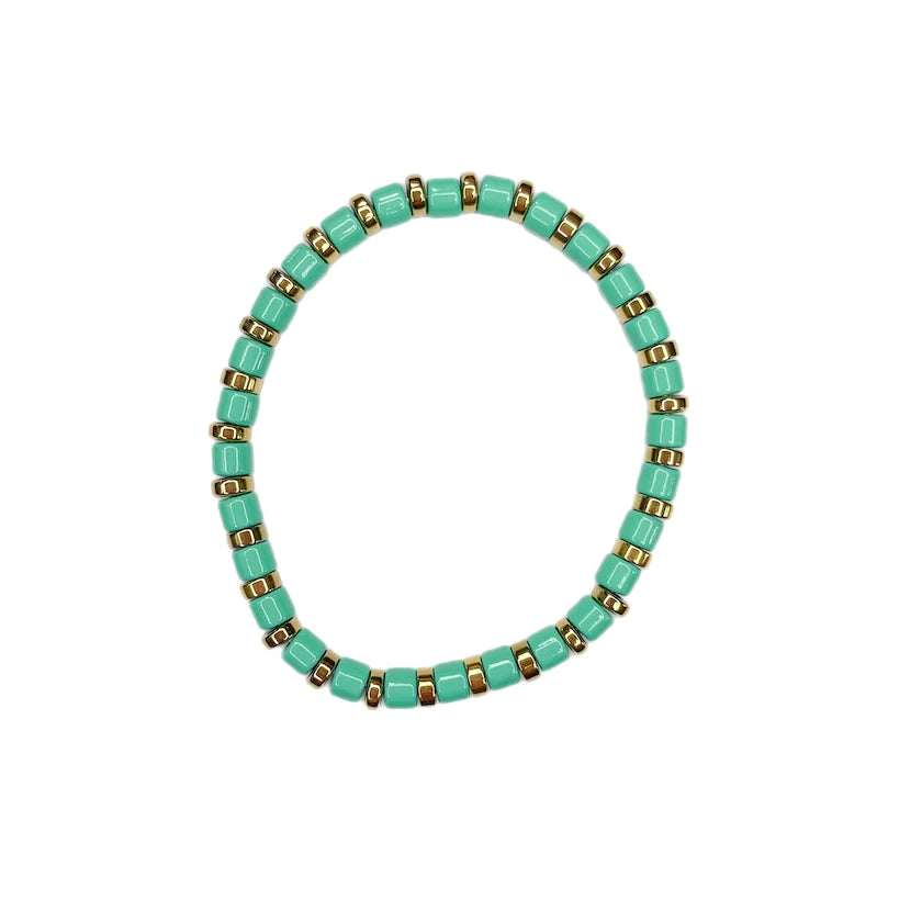 Gold & Enamel Bracelet