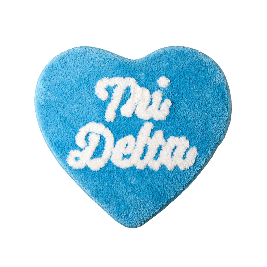 Sorority Mini Heart Rug