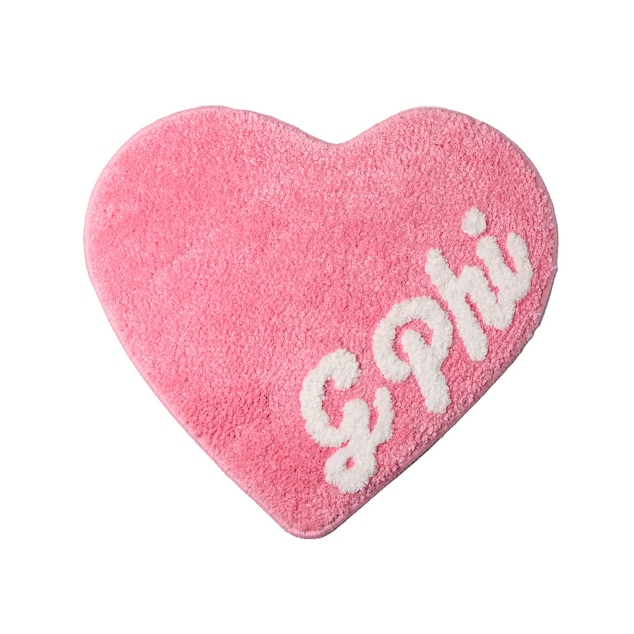 Sorority Mini Heart Rug