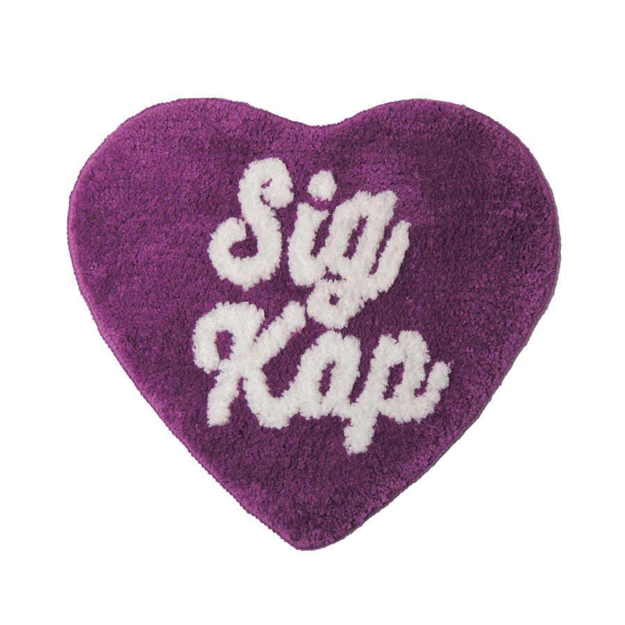 Sorority Mini Heart Rug