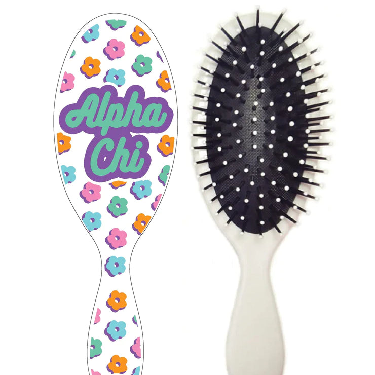 Flower Child Sorority Hairbrush