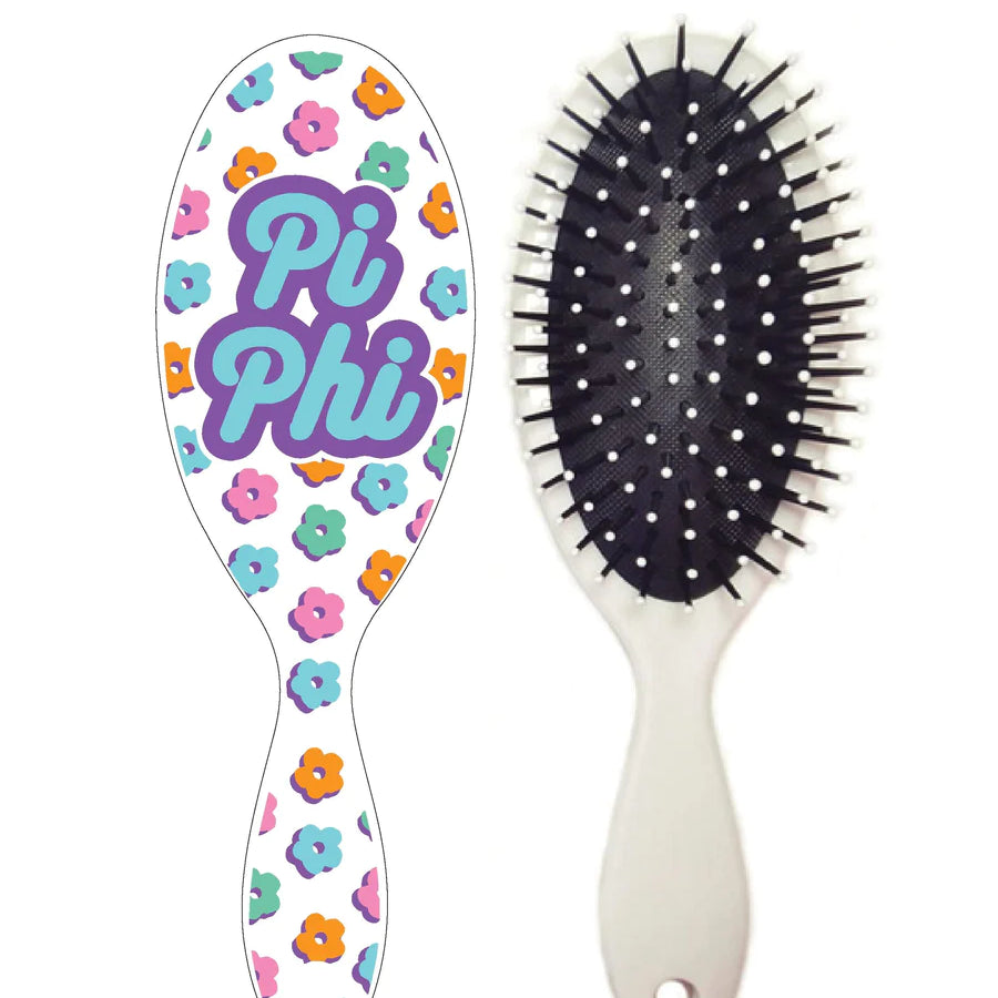 Flower Child Sorority Hairbrush