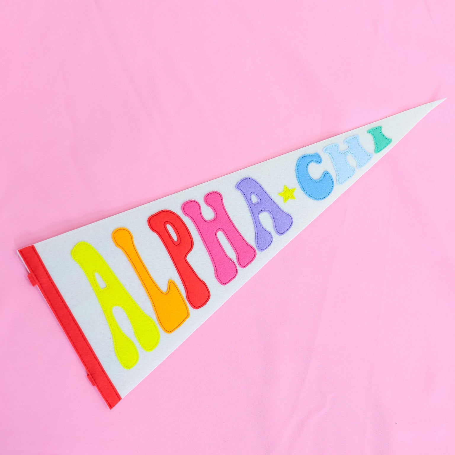 Rainbow Pennant Flag