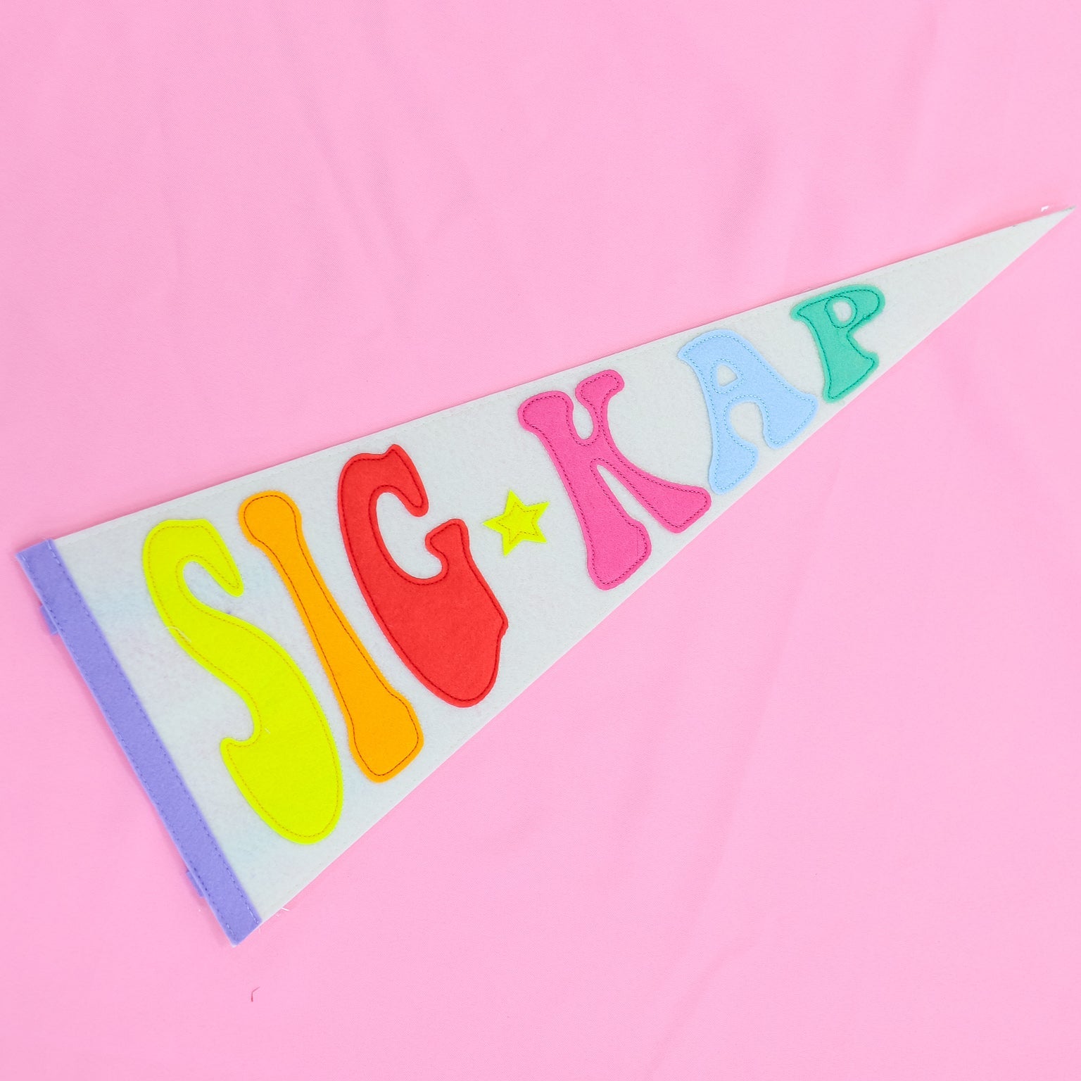 Rainbow Pennant Flag