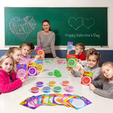 30-Pack Valentine's Sand Slime with Cards for Kids