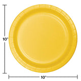 Yellow Banquet Plate