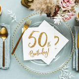 50th Birthday Napkins