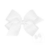 Medium Grosgrain Scalloped Edge Hair Bow