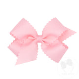 Medium Grosgrain Scalloped Edge Hair Bow