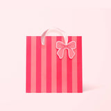 Bow and Stripes Gift Bag