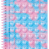 Pink And Blue Heart Popper Journal