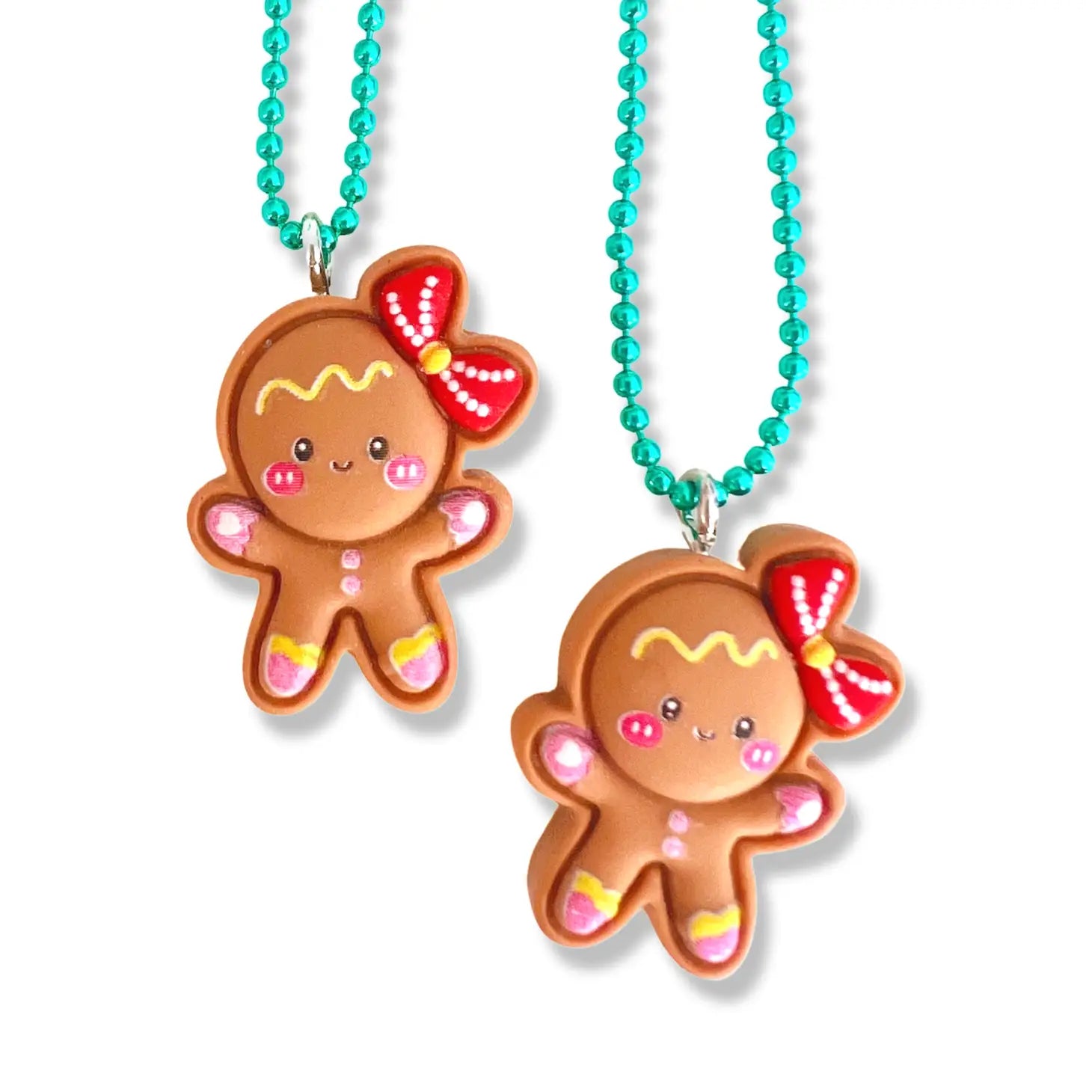 Gingerbread Christmas Necklace