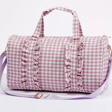 Gingham Duffel Bag