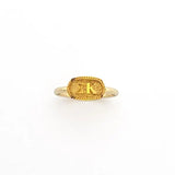 Athena Adjustable Oval Sorority Ring