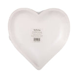 Stripe Heart Shaped Plate