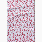 Christmas Candy Canes Tea Towel