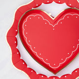 ELEGANT VALENTINE DINNER PLATES