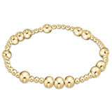 Hope Unwritten 6mm Bead Bracelet - Gold