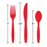 Classic Red Assorted Cutlery