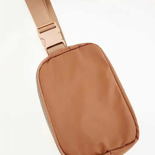 Solid Color Crossbody Fanny Pack