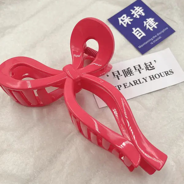 Ribbon Jelly Knotted Hair Clip