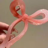 Ribbon Jelly Knotted Hair Clip