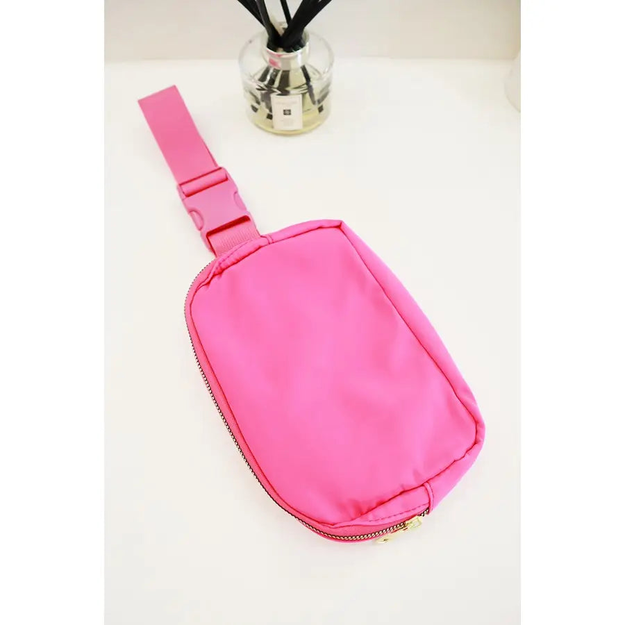 Solid Color Crossbody Fanny Pack