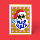 Disco Santa Print