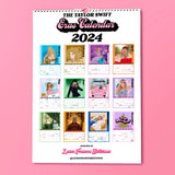 Taylor Swift Eras Calendar 2024