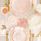 Pembroke Pink Floral Plates