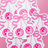 Disco Ball Cherries Sticker