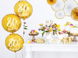 80th Birthday Napkins