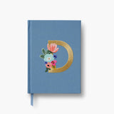 Garden Party Embroidered Monogram Journal