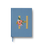 Garden Party Embroidered Monogram Journal