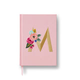 Garden Party Embroidered Monogram Journal