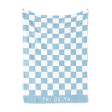 Checkered Sorority Throw Blanket