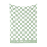 Checkered Sorority Throw Blanket