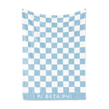 Checkered Sorority Throw Blanket