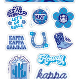 Western Sorority Sticker Sheets