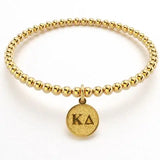 Sorority Gold Beaded Bracelet