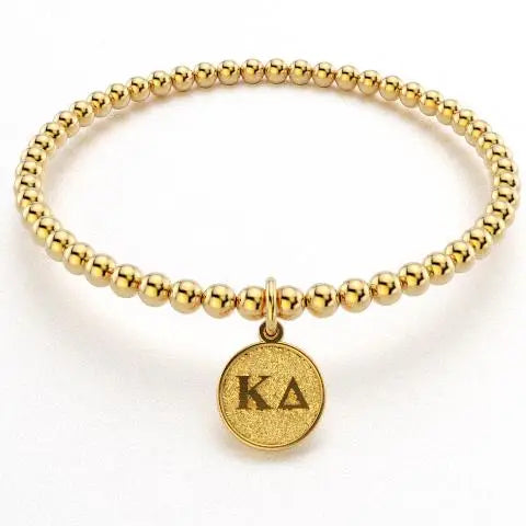 Sorority Gold Beaded Bracelet