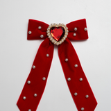 Ruby Red Large Hairbow