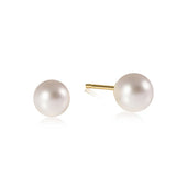 Classic 8mm Ball Stud- Pearl