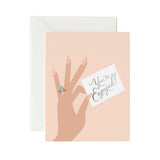 You're Engaged Greeting Card