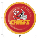 Kansas City Chiefs Paper Dessert Plates