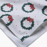 Bow Wreath Tea Towel