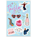 Taylor Sticker Sheet