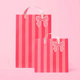 Bow and Stripes Gift Bag