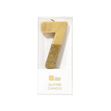 We Heart Gold Birthday Candle- 7